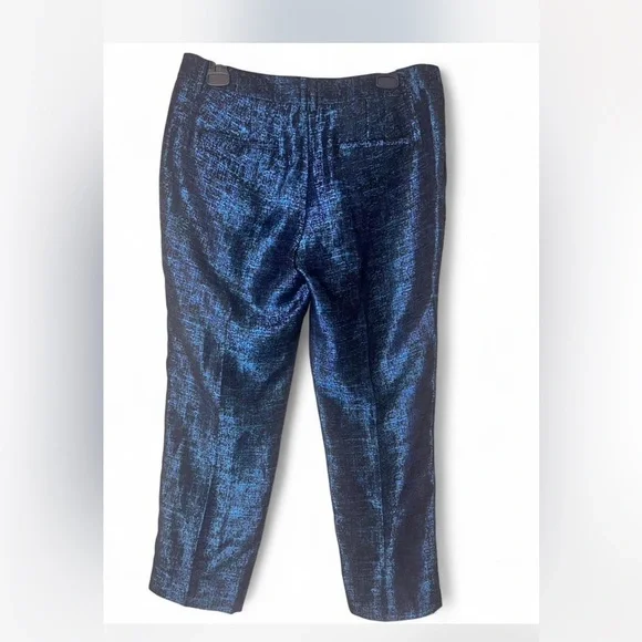 Express Women's Dark blue marled pull on pants . Size 8. Inseam 26 length 37. - Picture 6 of 7